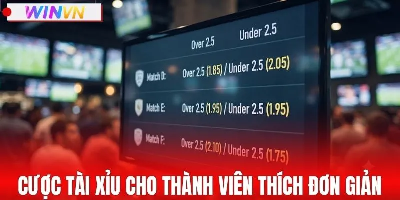 Cược tài xỉu cho thành viên thích đơn giản