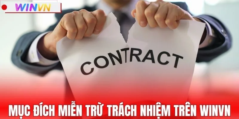 Mục đích miễn trừ trách nhiệm trên WINVN