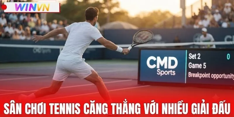 Sân chơi tennis căng thẳng với nhiều giải đấu