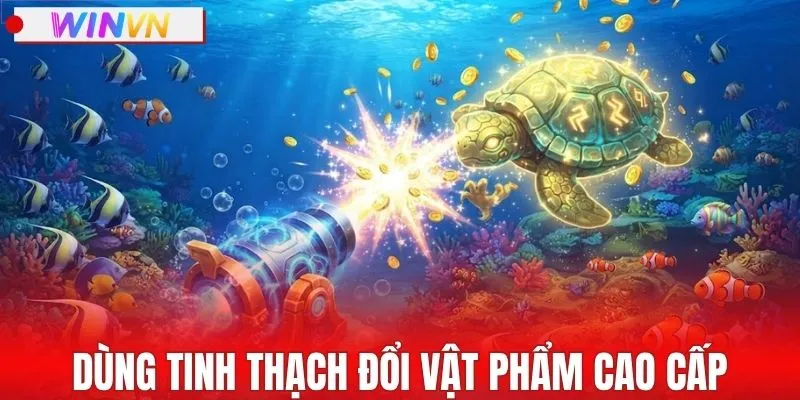 Tính năng dùng tinh thạch đổi vật phẩm cao cấp